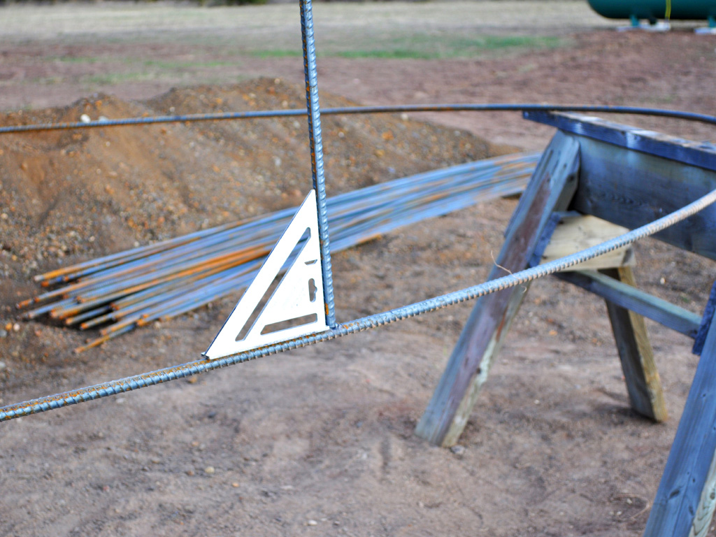 Modular Rebar GreenHouse - frame welding